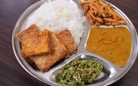 Step 12: serving Amti & Suran Kaap