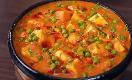 Step 8: finishing Dhaba Style Matar Paneer with paneer and butter