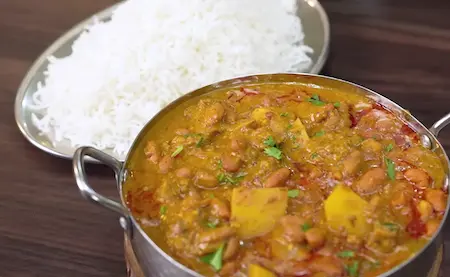 Step 10: Giving smoky dhungar to Creamy Pahadi-Style Rajma Madra Recipe and serving hot