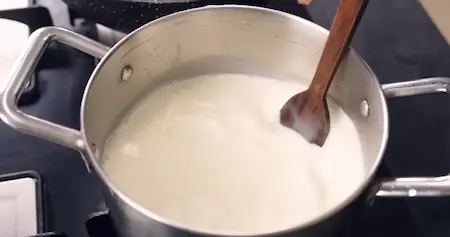 Reducing milk for Jhangore Kheer