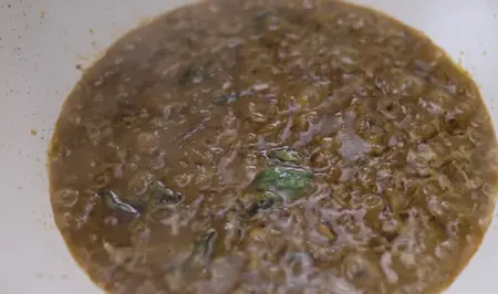 Step 2: Cooking the pepper fry masala with onions and spices for Paneer Pepper Fry