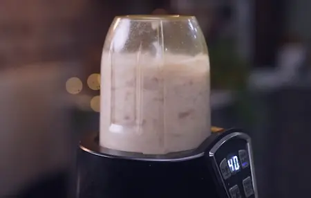 Step 1: Preparing the vatan masala paste with onion, ginger, garlic and fresh coconut for Kala Vatana Usal