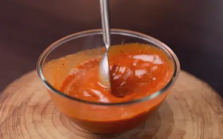 Step 3: Preparing dry masala paste for Masala Tendli Aloo