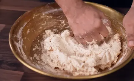 Step 1: preparing dough for Paneer Matar Kulcha