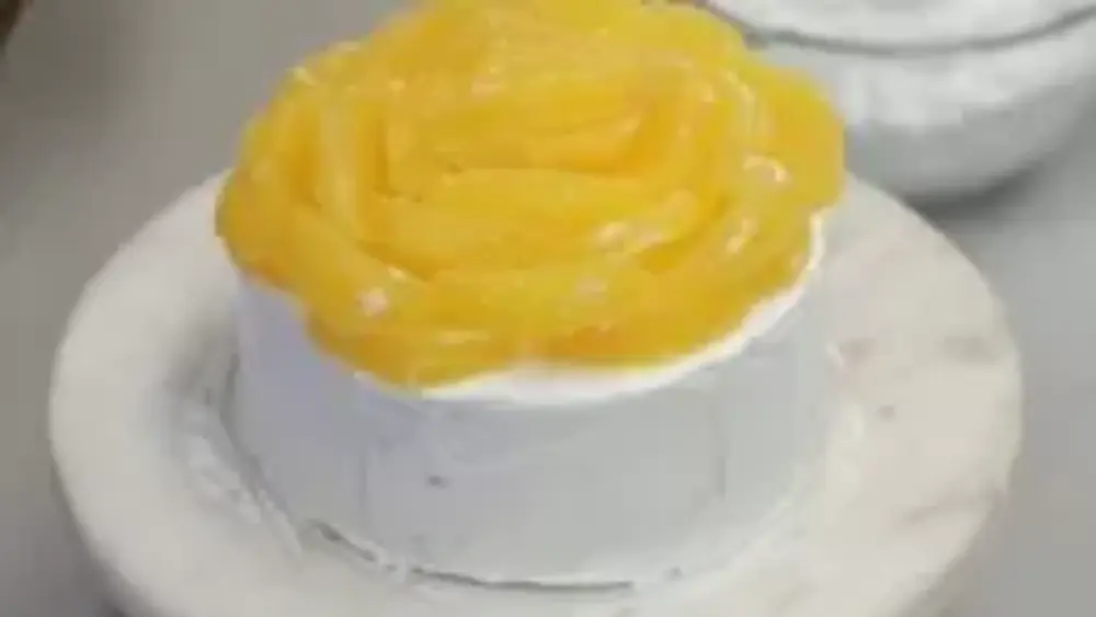 Eggless Orange Almond Cake - Loveandflourbypooja