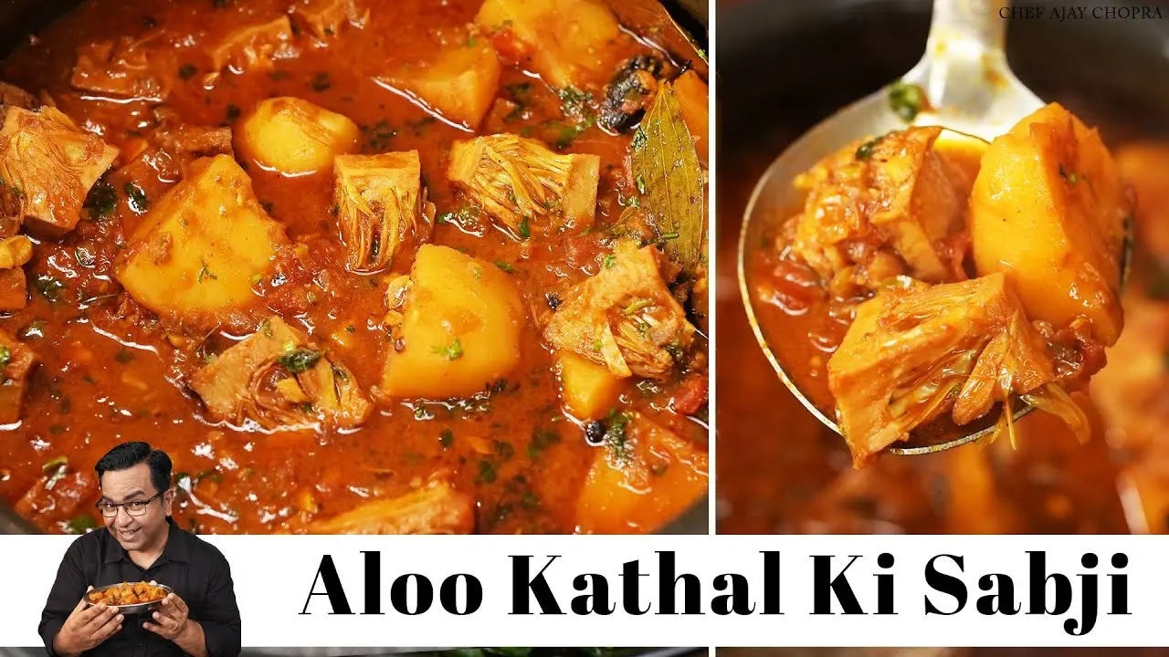 Aloo Kathal Ki Sabji Recipe