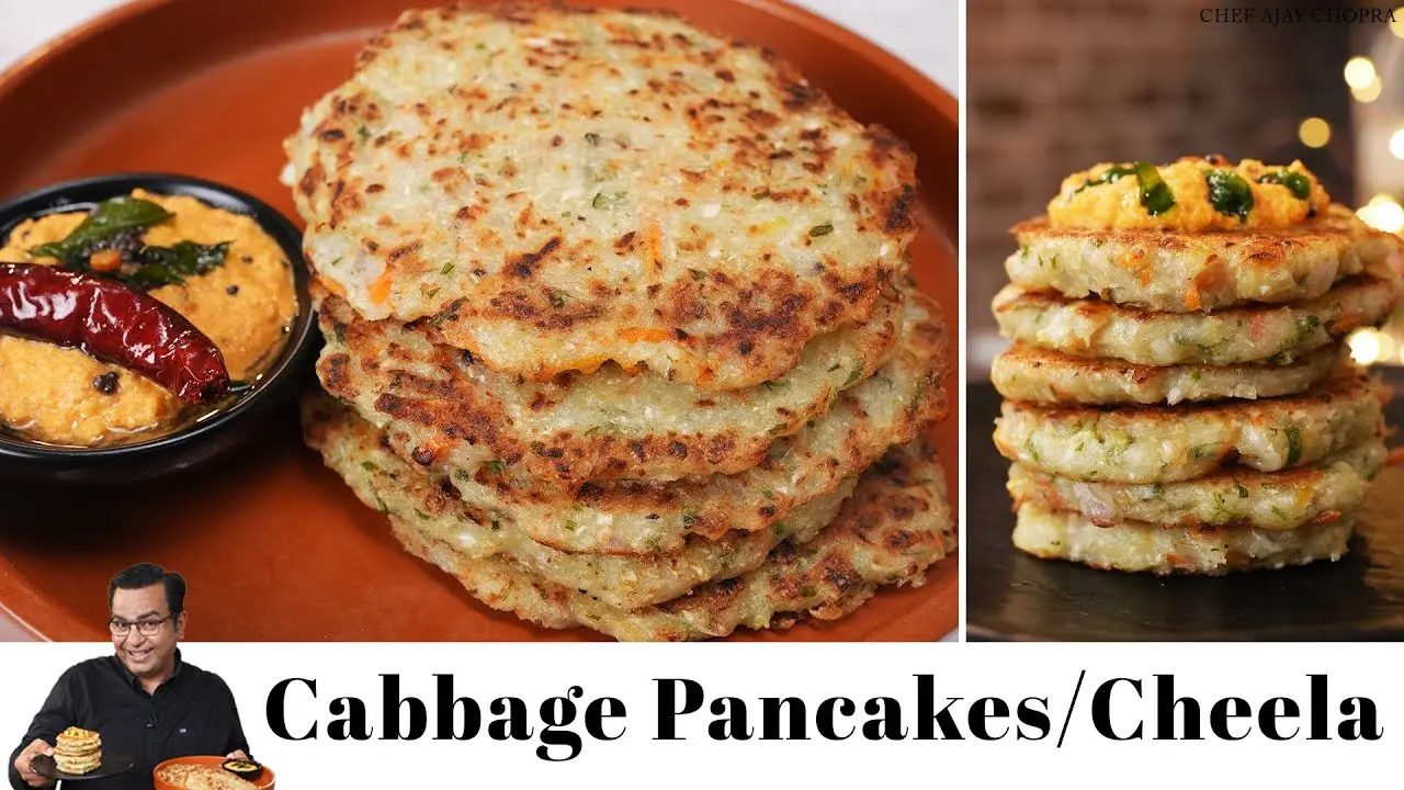 Cabbage Cheela / Healthy Pancake Breakfast Recipe