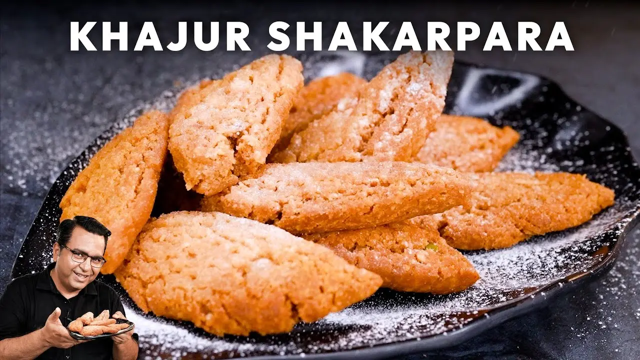 Khajur Shakarpara Recipe