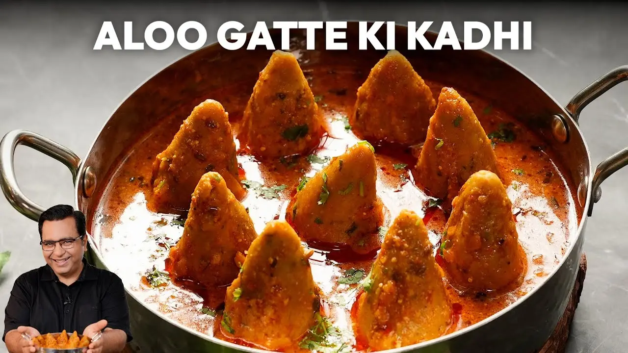 Aloo Gatte Ki Kadhi Recipe