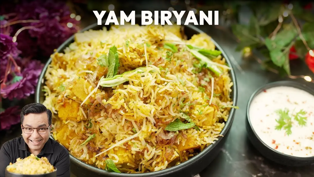 Yam biryani Recipe