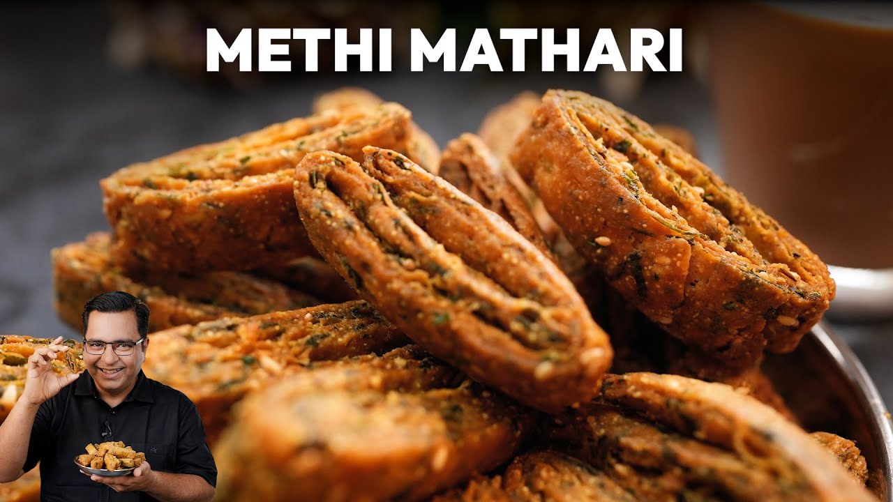 Crispy Atta Methi Mathri Recipe for Tea Time Snack