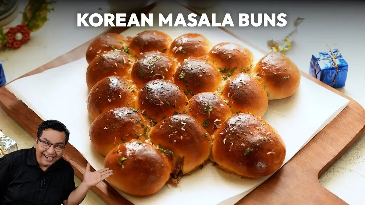 Korean Masala Buns Recipe