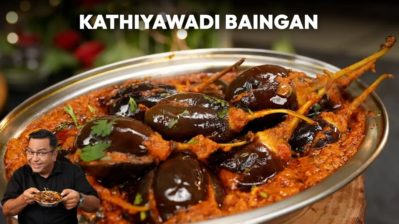 Kathiyawadi Baingan Recipe