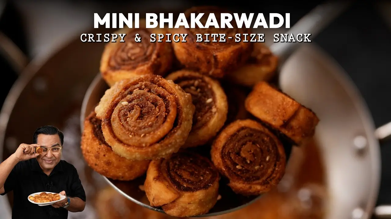 Easy Mini Bhakarwadi Recipe