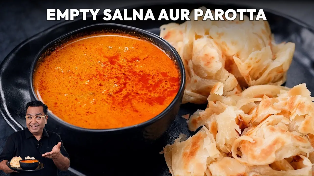 South Indian Street Style Empty Salna & Parotta Recipe