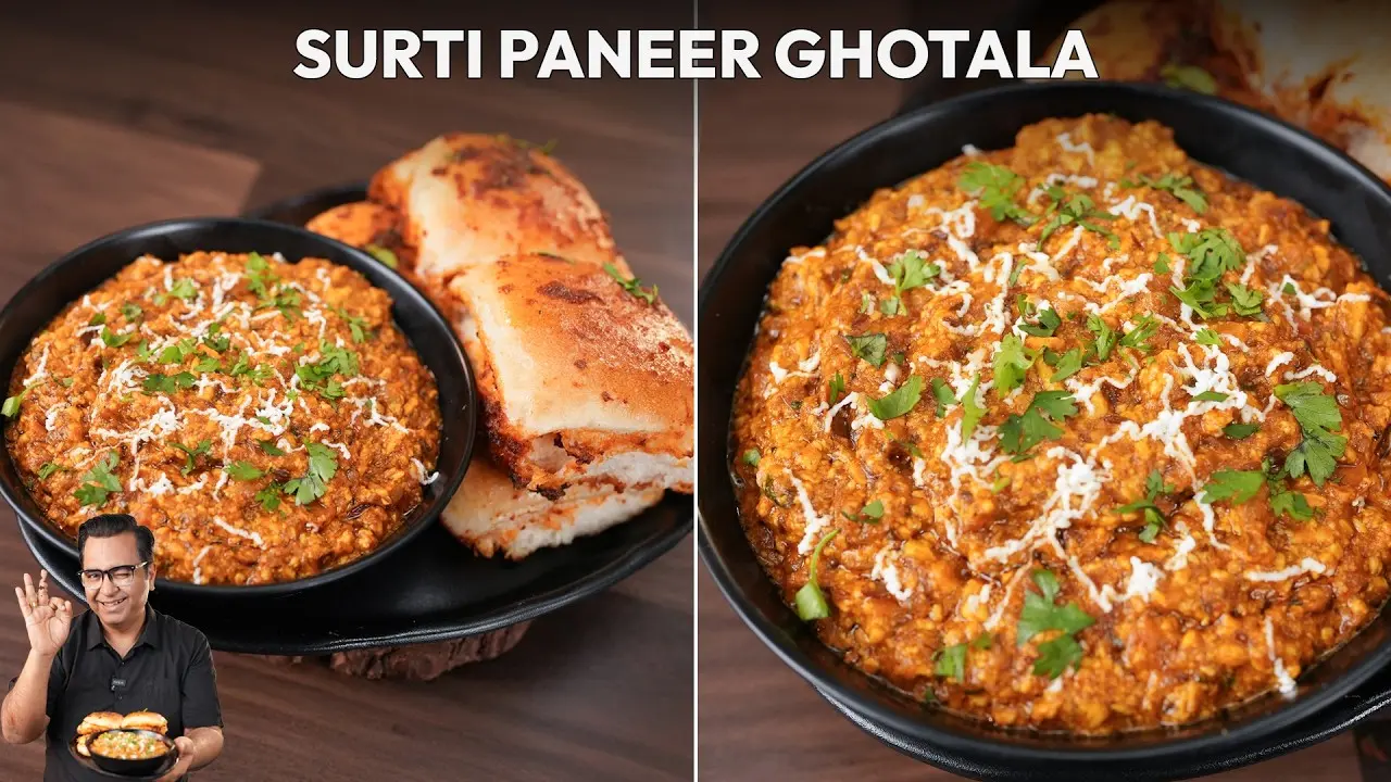 Street Style Surti Paneer Ghotala Recipe