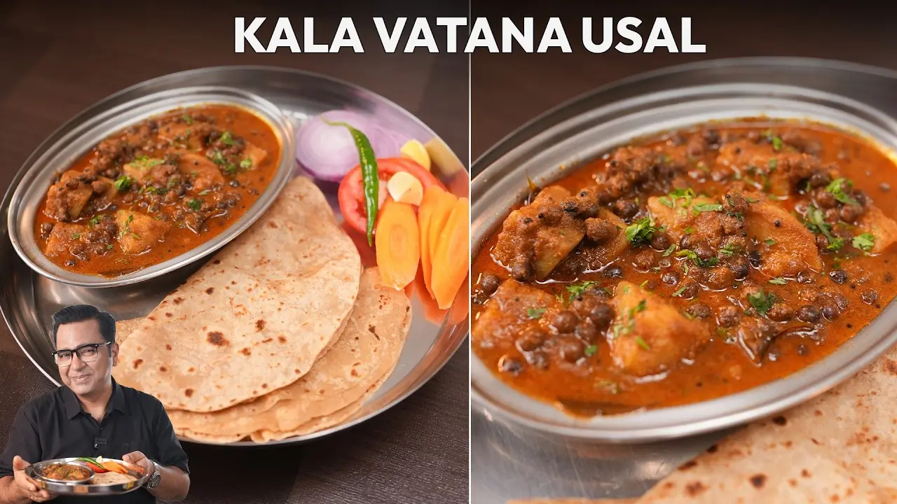 How to make Kala Vatana Usal | Spicy Maharashtrian Style Sprouted Curry