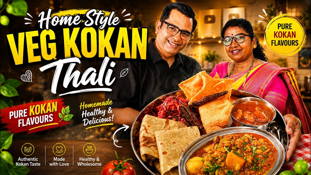 Konkan Veg Thali That Feels Like Home